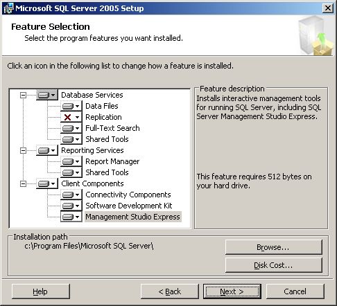 Microsoft Sql Server 2005 Instance Wicca